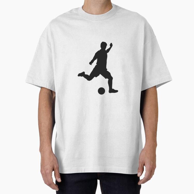 Soccer Player Hitting Oversized T-Shirt 