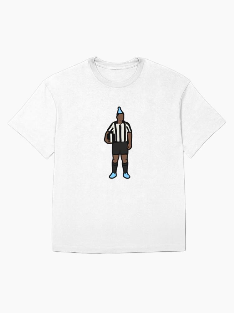 Soccer Referee With A Birthday Hat Oversized T-Shirt - Image 4