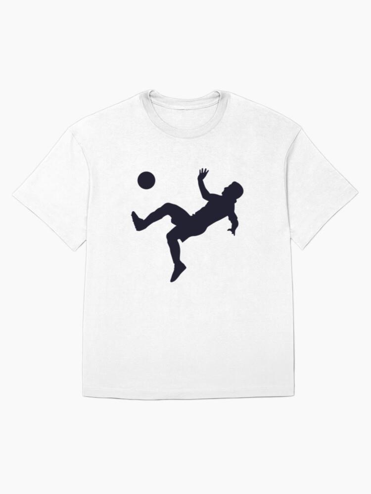 Soccer Shooting Silhouette Oversized T-Shirt - Image 4