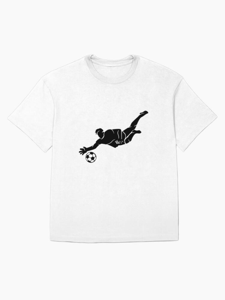 Soccer Sport Player Cut Out Oversized T-Shirt - Image 4