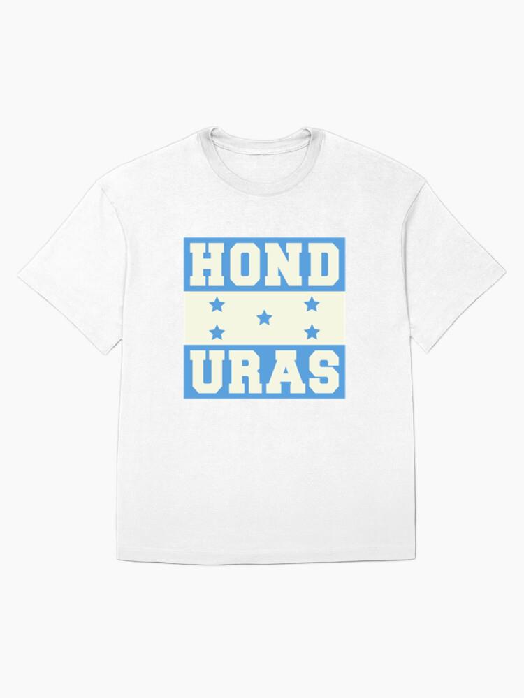Soccer Sticker Allusive To Honduras Oversized T-Shirt - Image 4