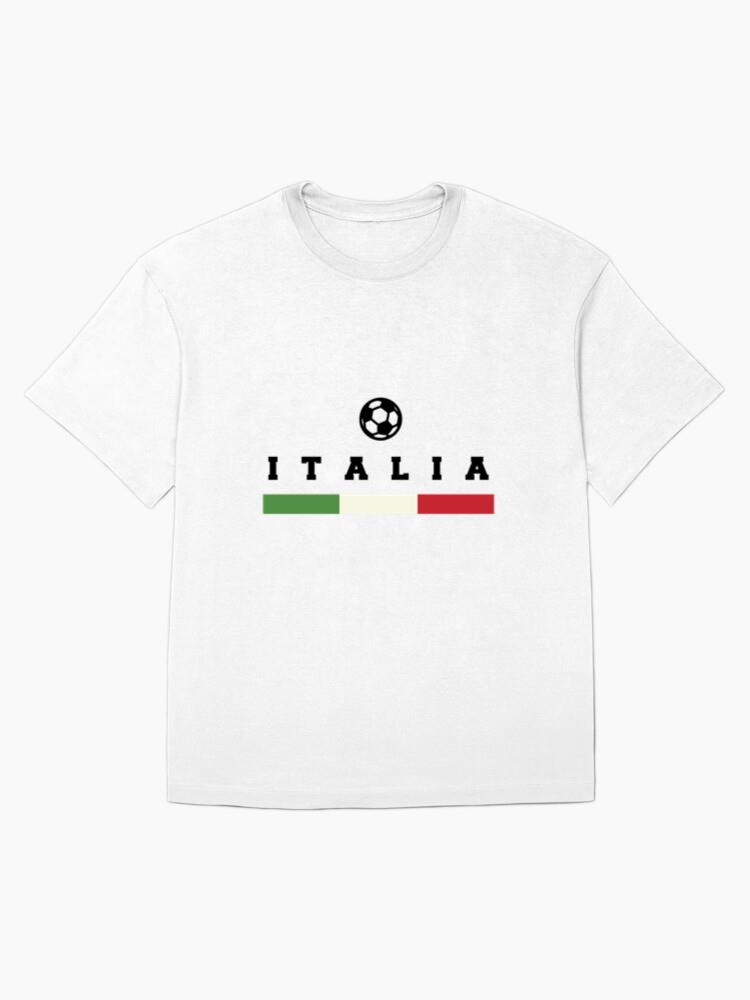 Soccer Sticker Allusive To Italy Oversized T-Shirt - Image 4