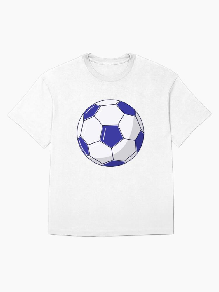 Sport Soccer Ball Illustration Oversized T-Shirt - Image 4