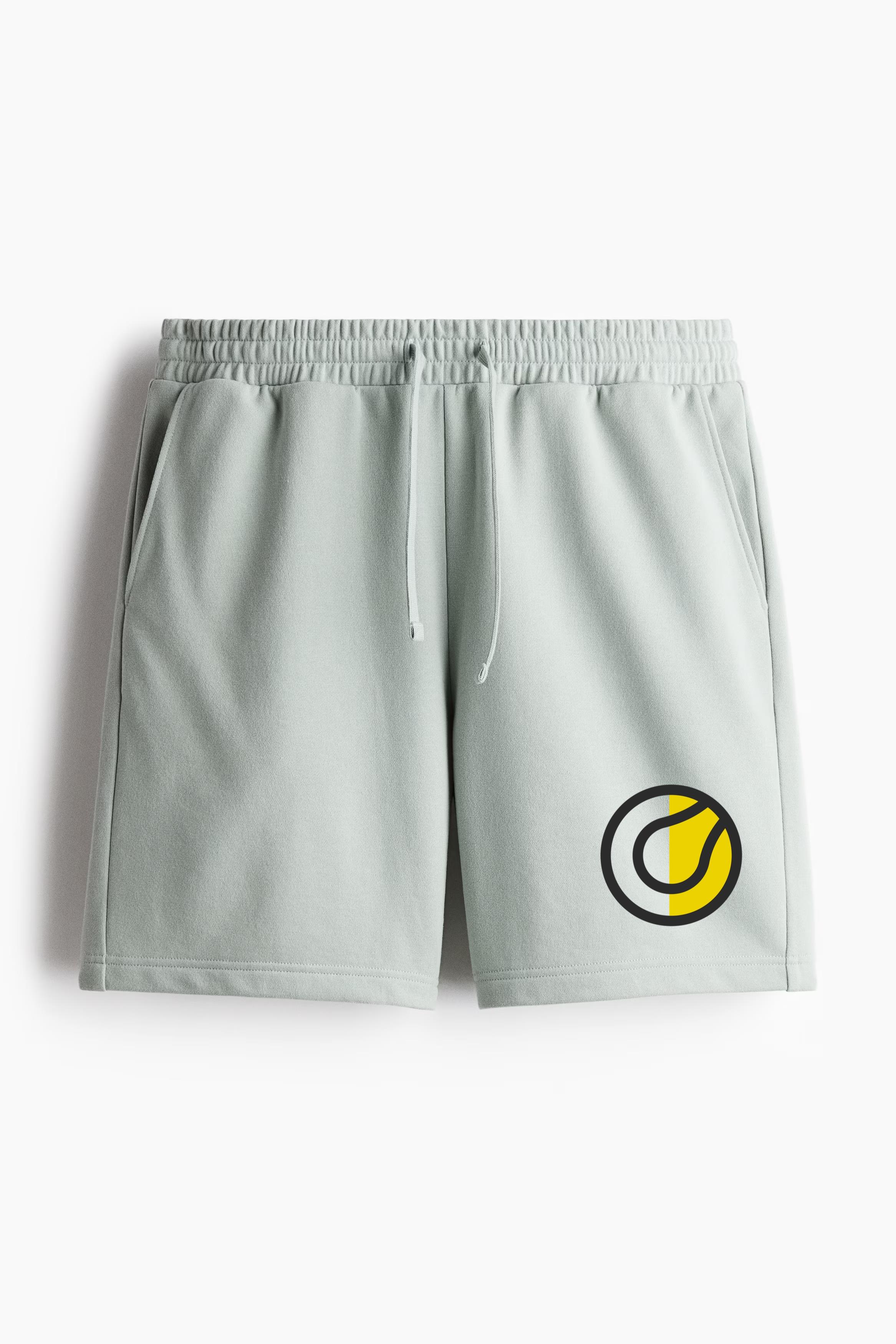 Tennis Ball Colored Stroke Icon Relaxed-Fit Shorts