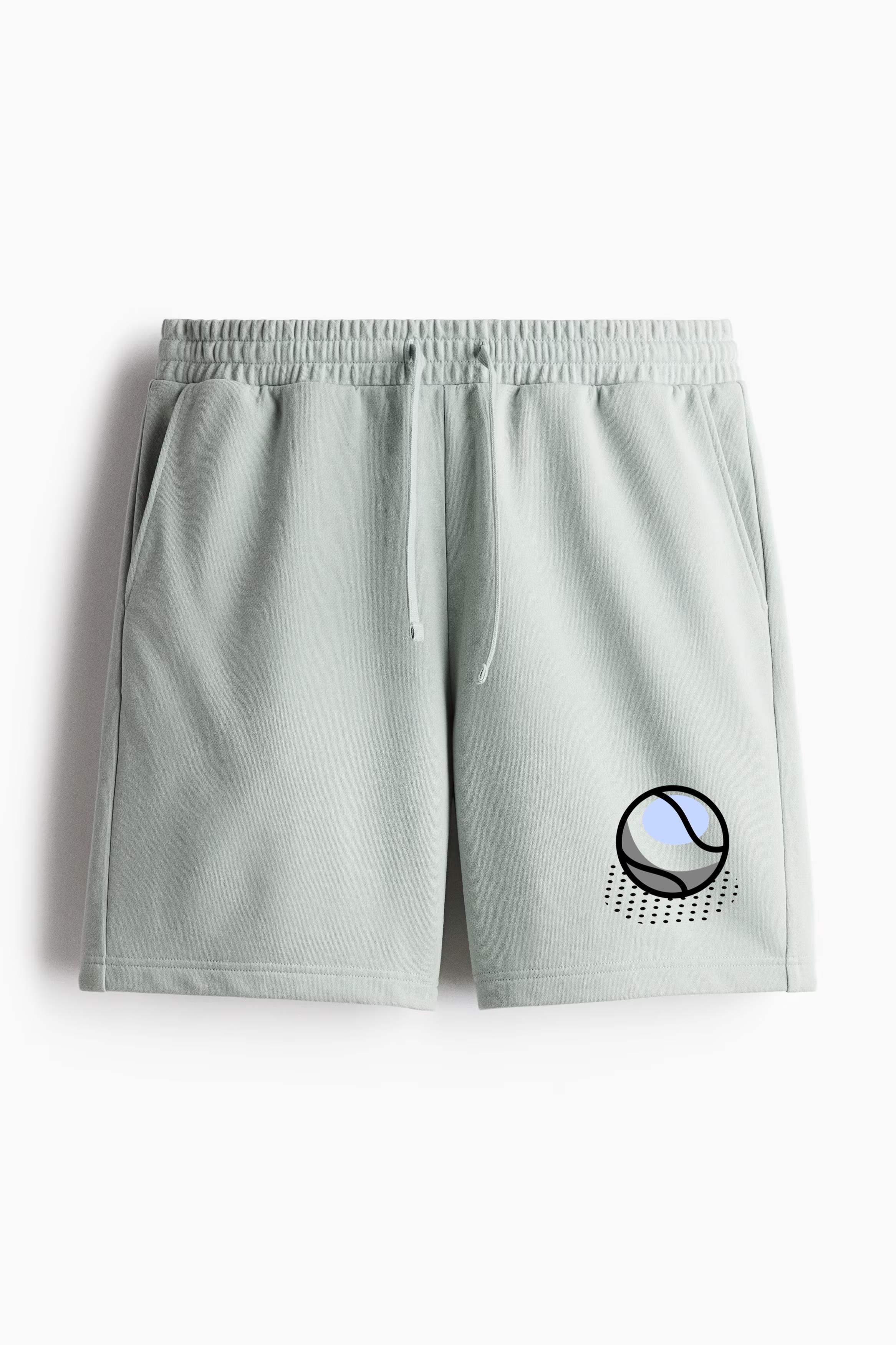 Tennis Ball Isometric Relaxed-Fit Shorts