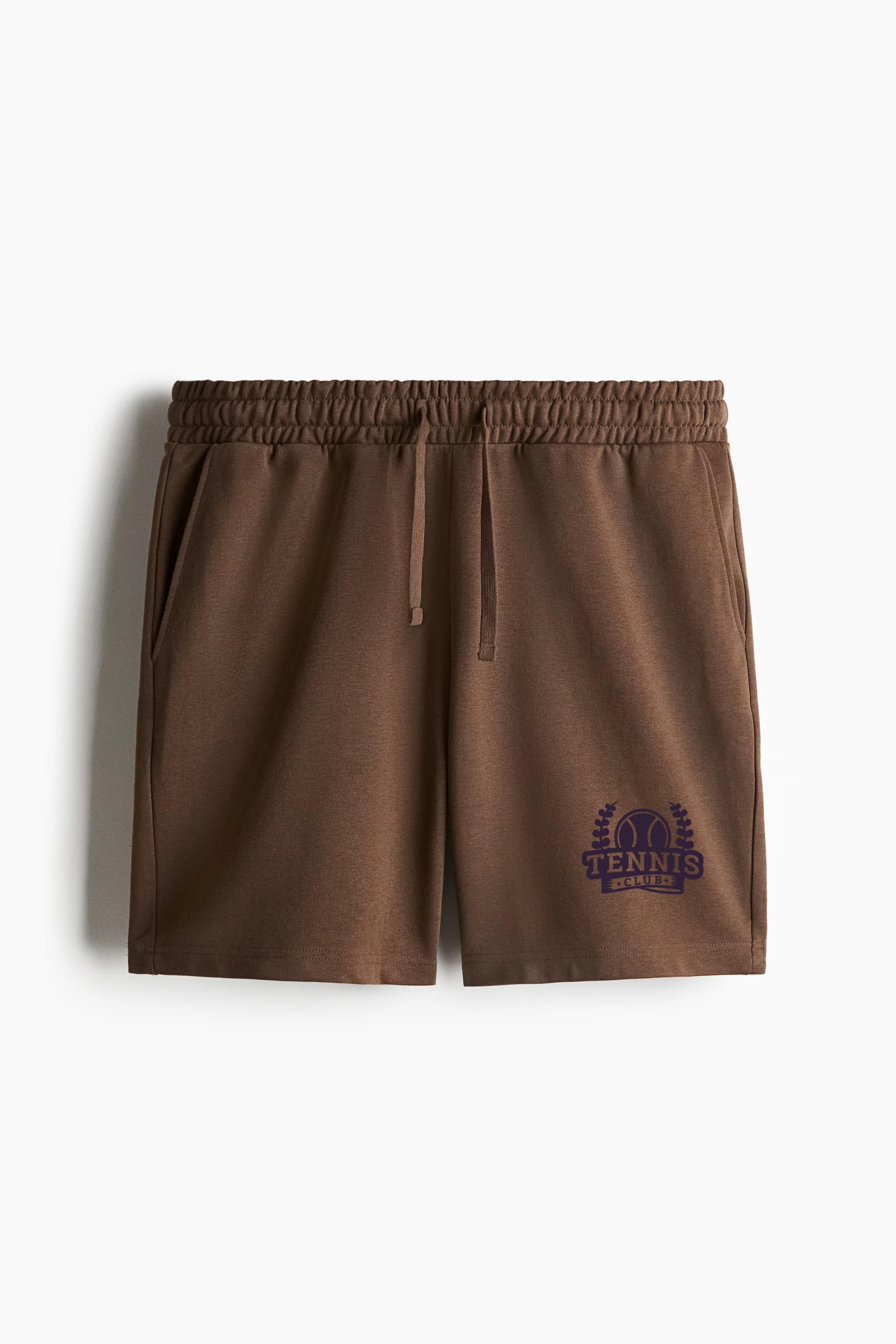 Tennis Club Branch Ball Badge Sticker Relaxed-Fit Shorts - Image 2