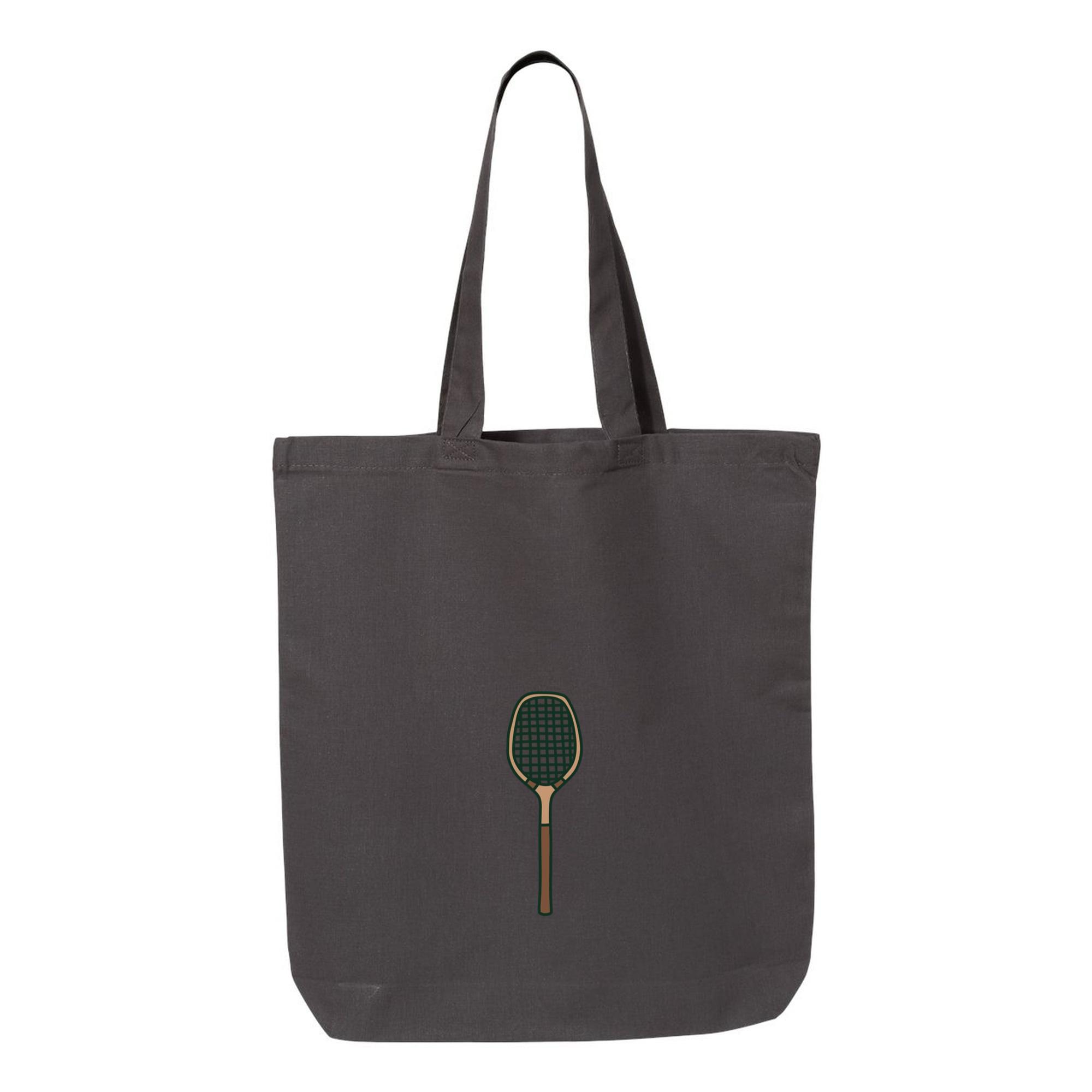 Tennis Racquet Doodle Canvas Tote Bag - Image 3