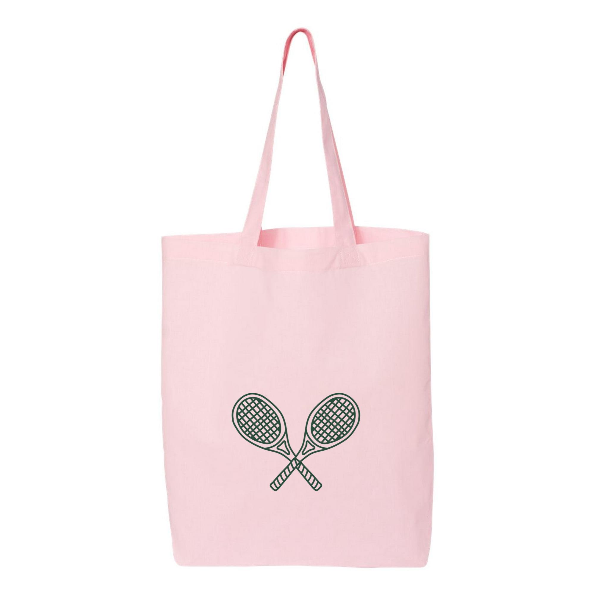 Tennis Racquets Stroke Outline Canvas Tote Bag - Image 2