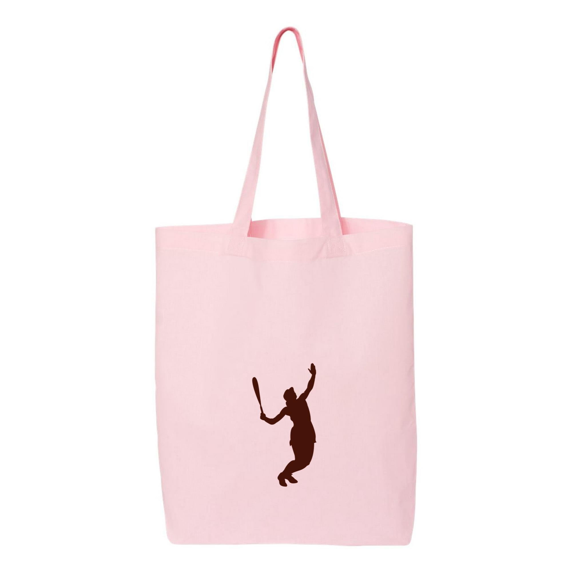 Tennis Service White Sport Canvas Tote Bag - Image 2