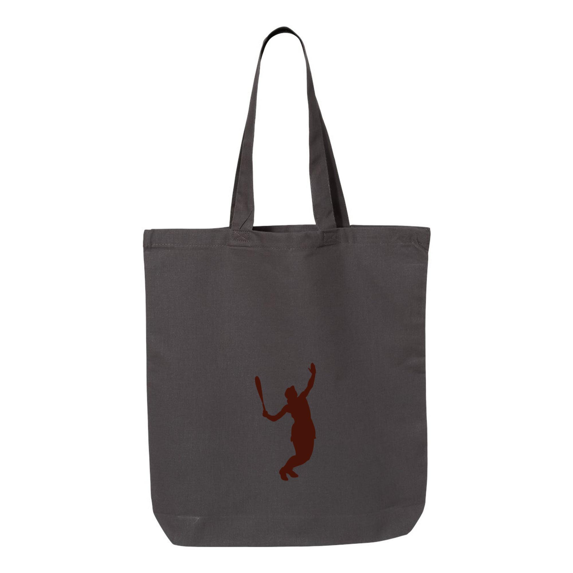 Tennis Service White Sport Canvas Tote Bag - Image 3