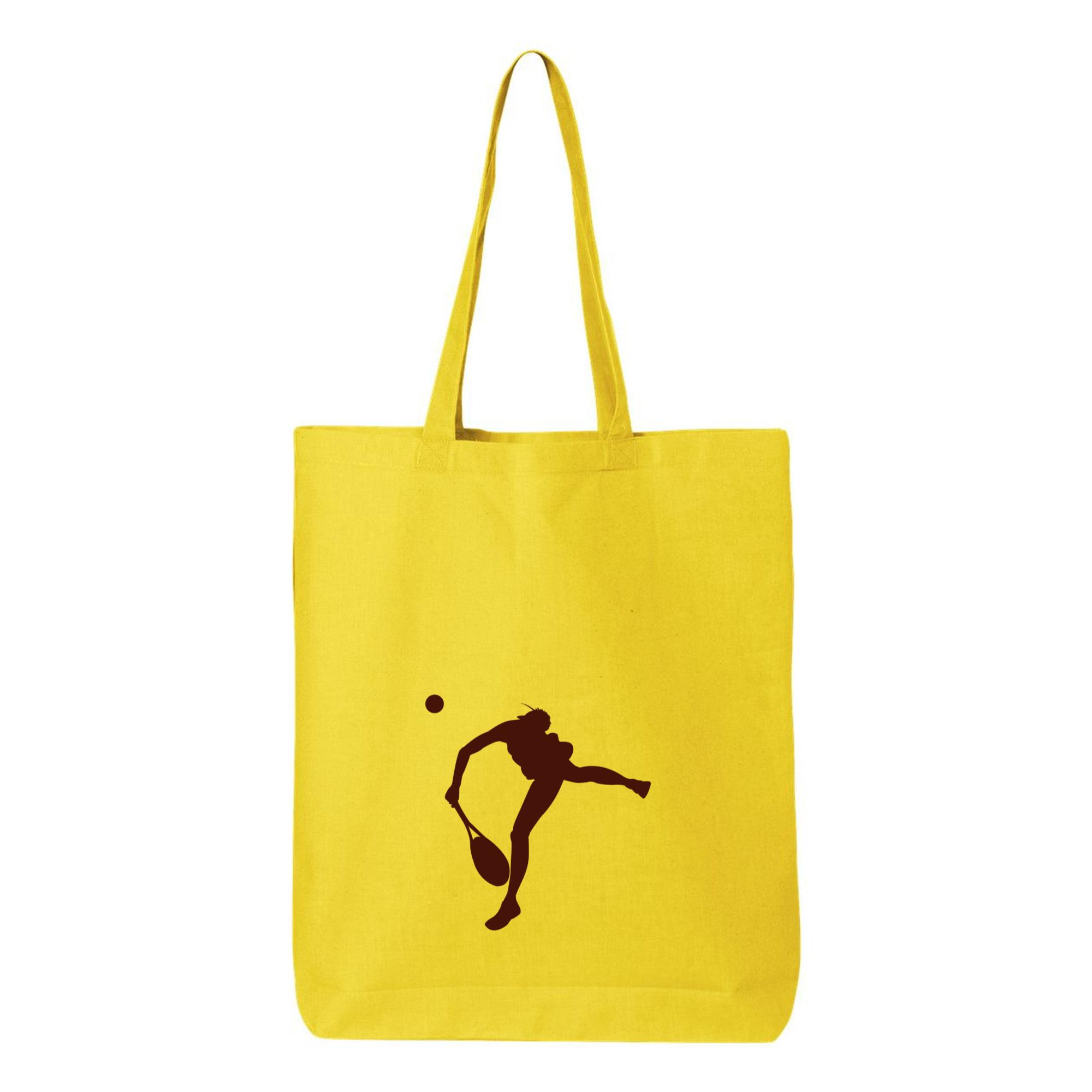 Tennis Smash Canvas Tote Bag - Image 4