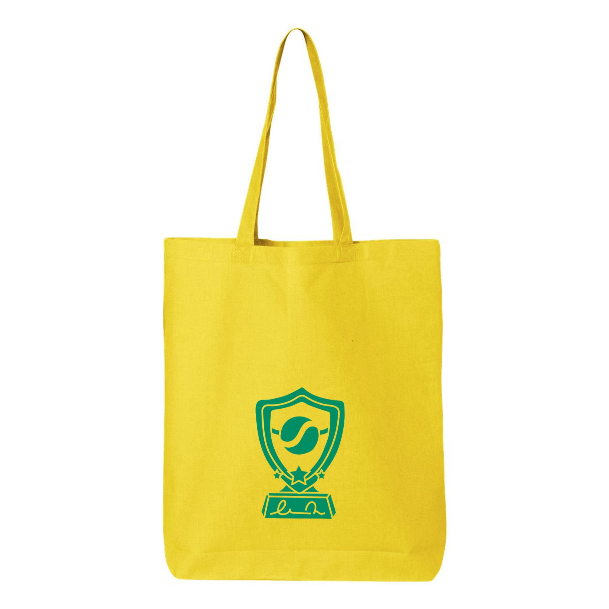Tennis Trophy Cut Out Doodle Canvas Tote Bag - Image 4