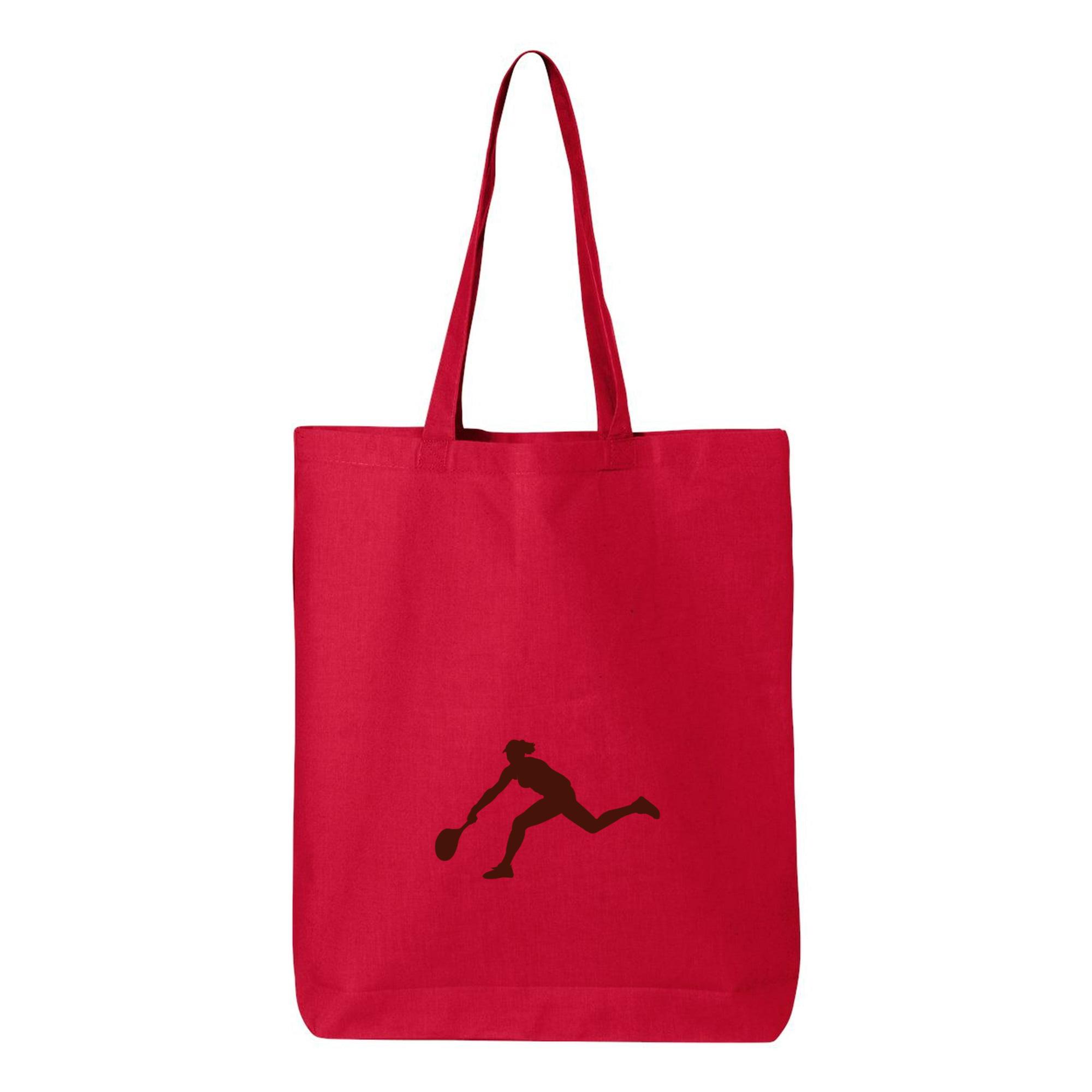 Tennis White Sport Canvas Tote Bag 